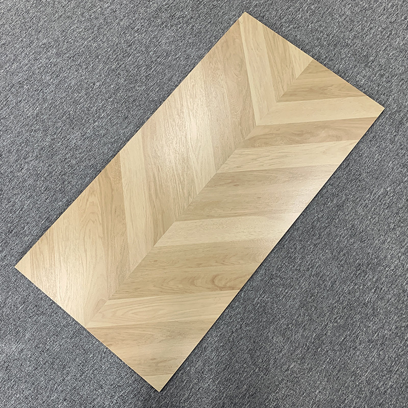 600*1200mm 우드 효과 자기는 공간을 해서 글레이즈가 발라진 비 하락을 타일로 덮습니다