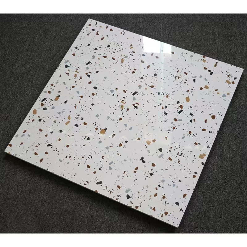 60x60cm 거실 주방 욕실 벽 바닥용 고광택 광택 유약 테라조 타일