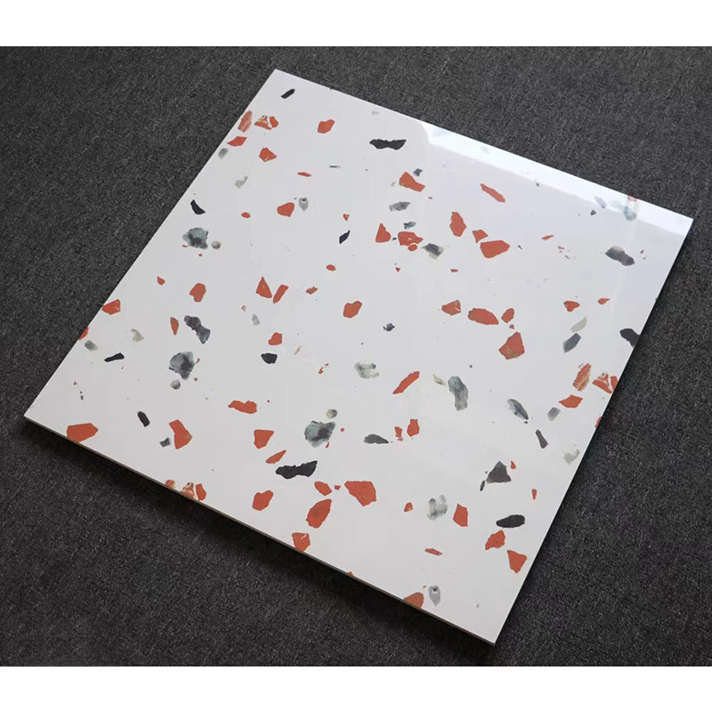 60x60cm 거실 주방 욕실 벽 바닥용 고광택 광택 유약 테라조 타일