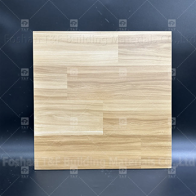600x600mm 전체 몸집 럭스틱 바닥 타일 목조 질감 표면 안 슬리프 포르셀린 타일