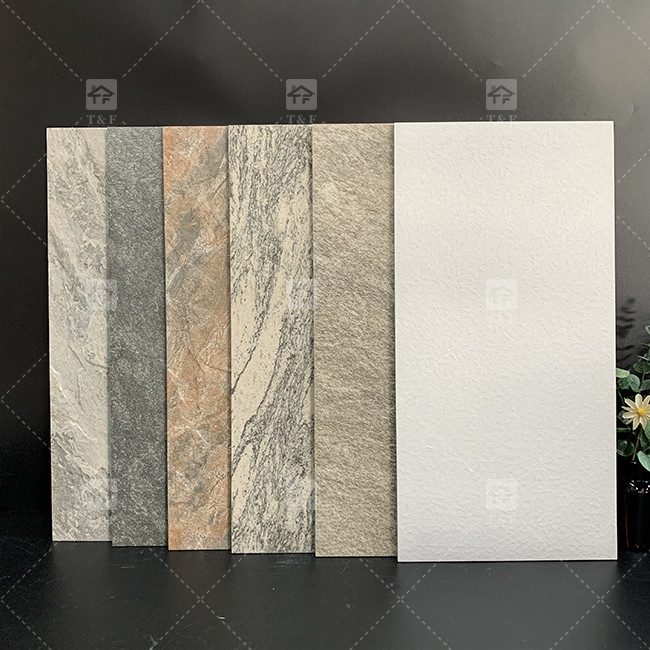 300x600mm 매트 3D 세라믹 타일 외관 벽 장식 벽용 포르셀렌 타일